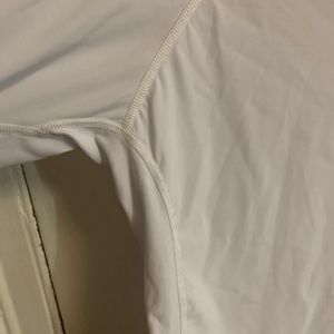 White women’s summer sun guard shirt